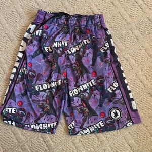 Boys Purple Flownite Shorts